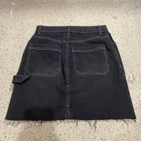Black Denim Skirt - Picture 2 of 5